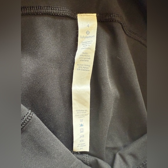 Lululemon Women’s Black Speed Up Crop Leggings - Picture 12 of 13